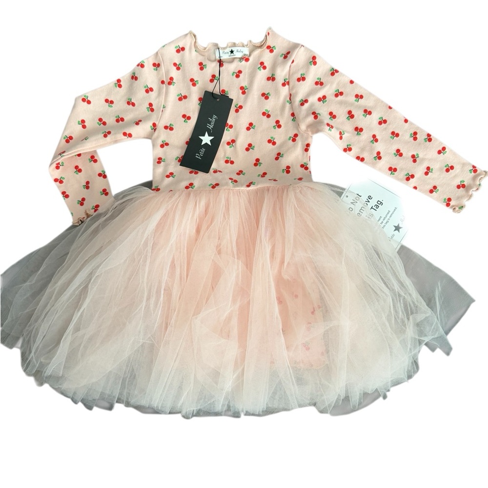 Charming Cherry Dance Dress for Kids
